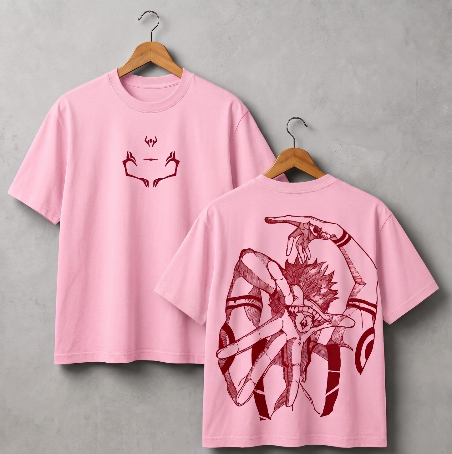 Jujutsu Kaisen Sukuna Tee Graphic Anime T-shirt 2 Side