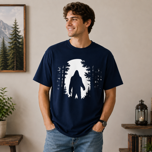 Bigfoot Forest Graphic T-Shirt