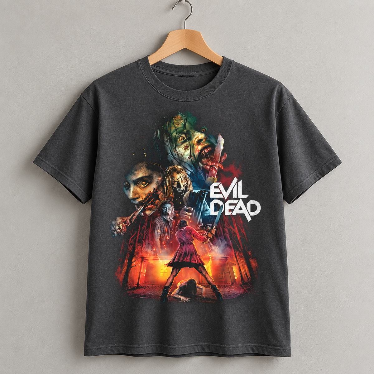 Evil Dead Horror T-Shirt Halloween Graphic Tee