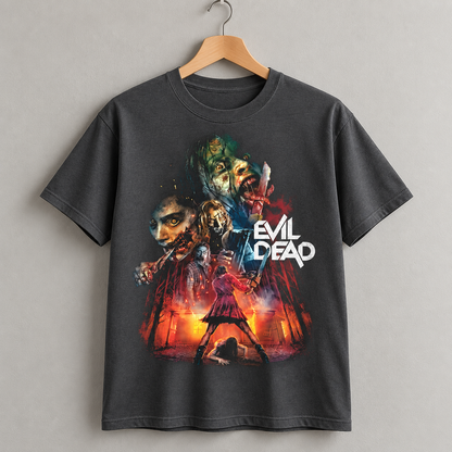 Evil Dead Horror T-Shirt Halloween Graphic Tee