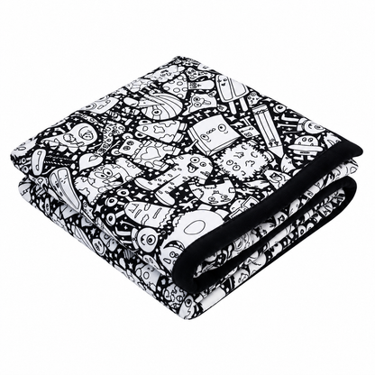 DIY Coloring Blanket with 24 Markers