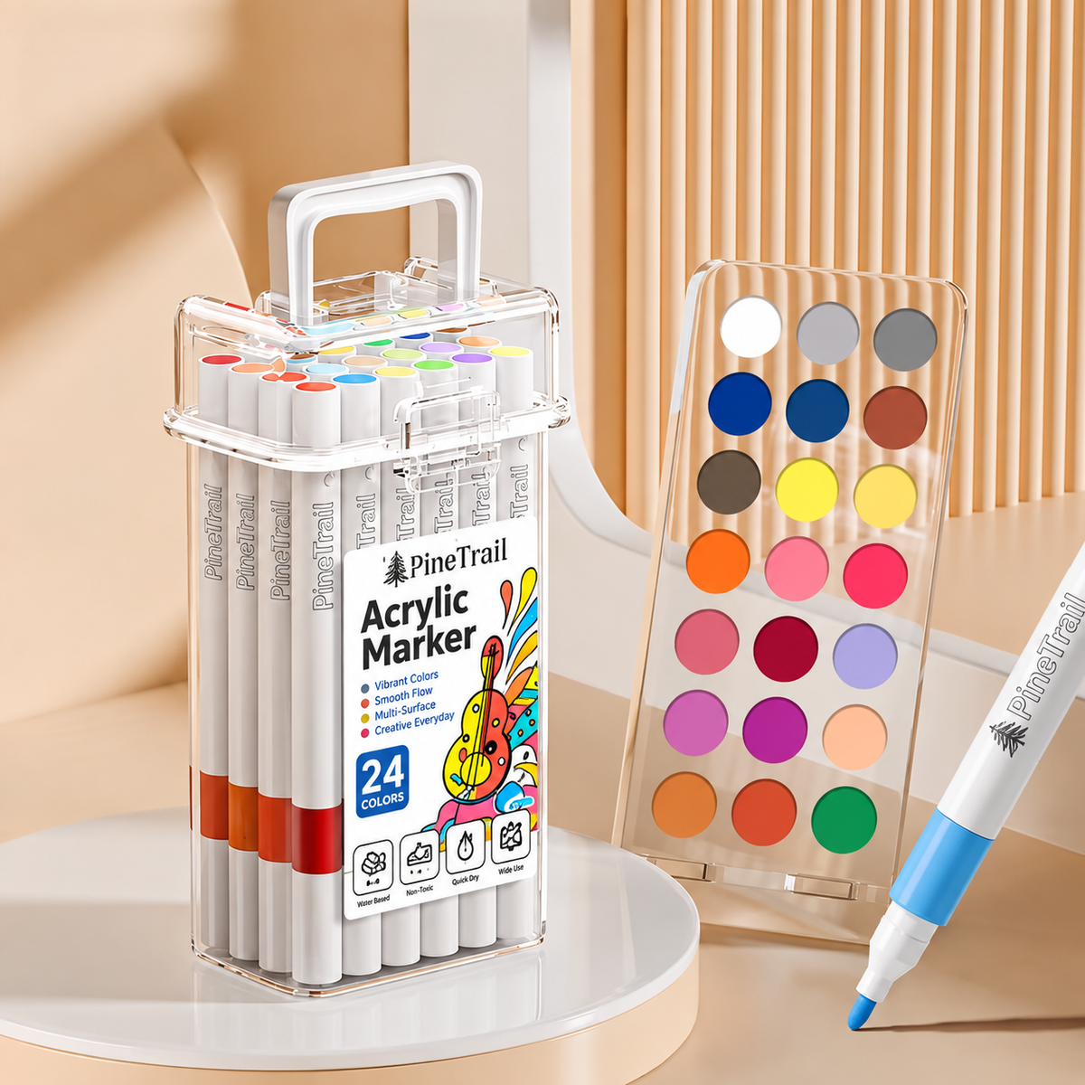 24-Color Marker Set