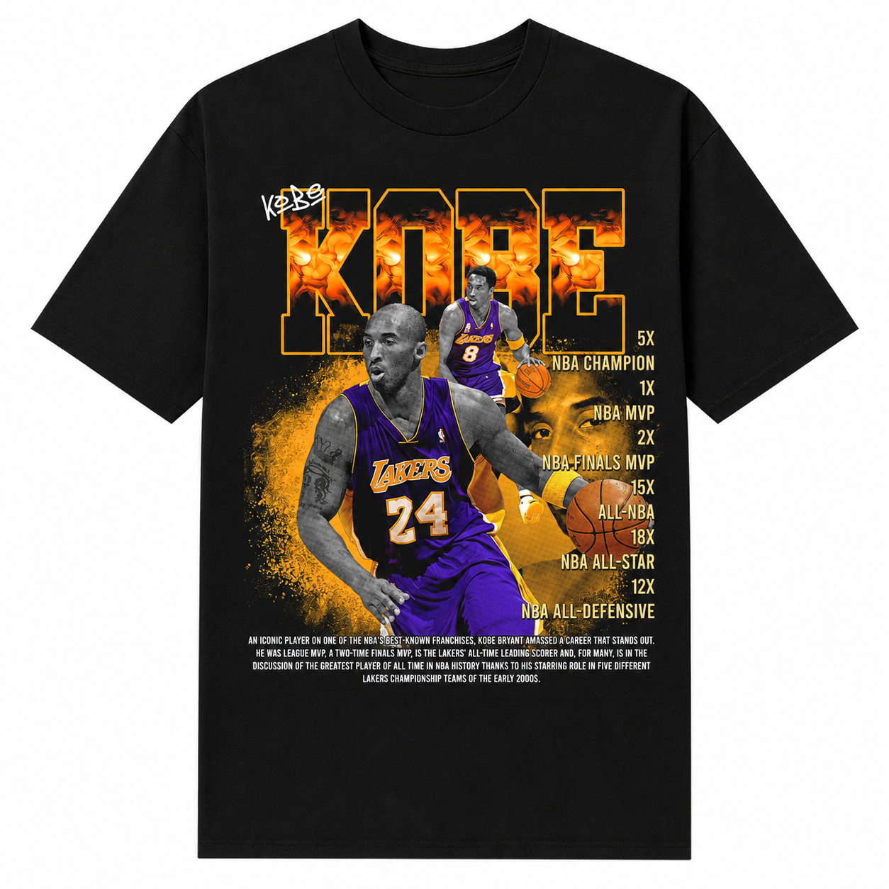 Kobe Accolades Black t-shirt
