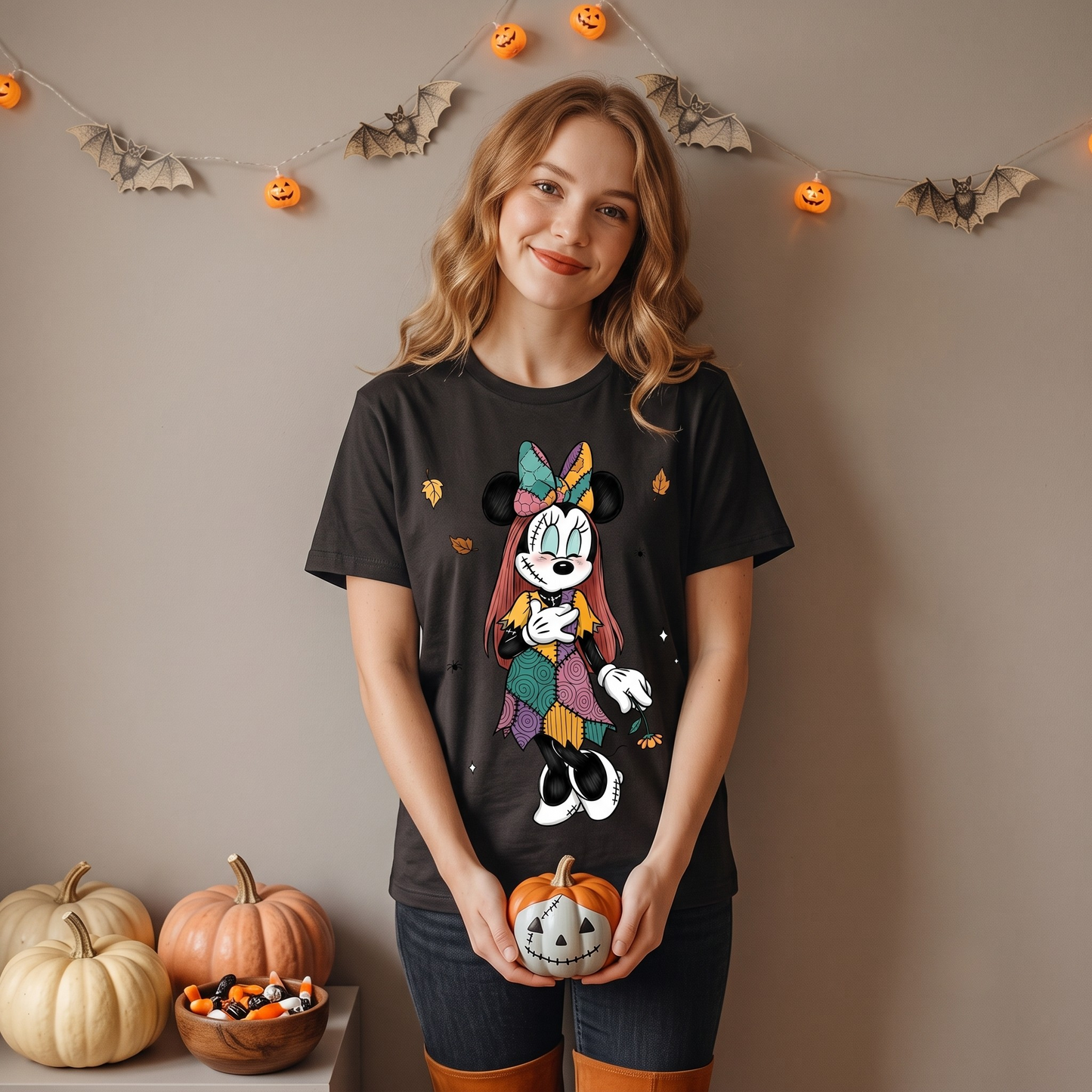 Disney Halloween Mickey and Minnie Shirt