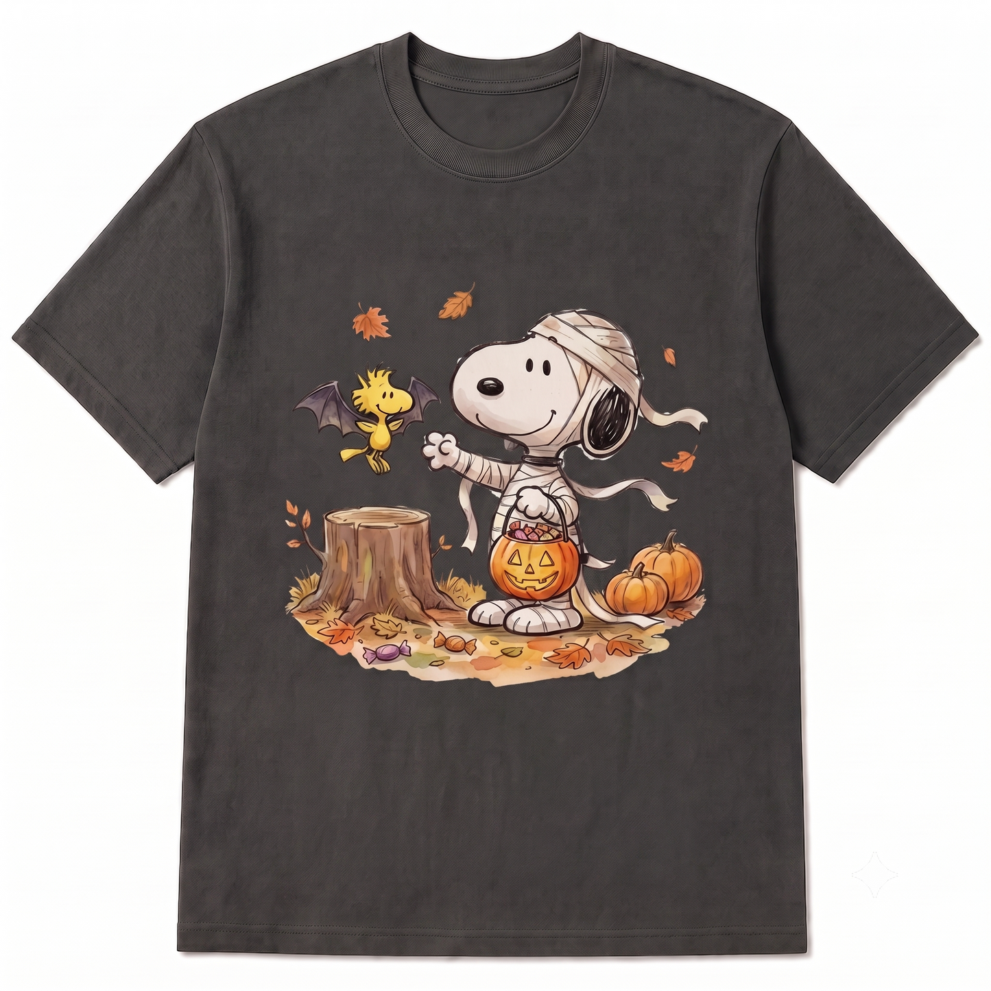 Snoopy Mummy Halloween T-Shirt, Cute Spooky Graphic Tee
