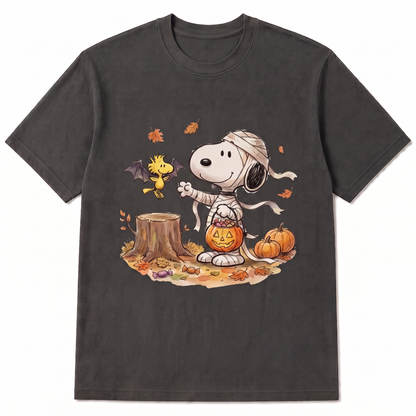 Snoopy Mummy Halloween T-Shirt, Cute Spooky Graphic Tee