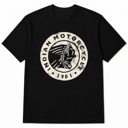 Men's Circle Headdress T-Shirt Indian Motocycle