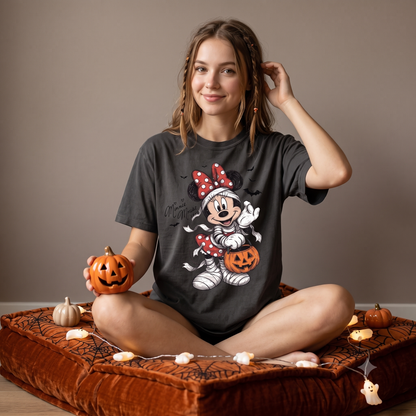 Disney Halloween Mickey and Minnie Shirt Jack's Lantern