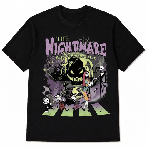 Retro Nightmare Before Christmas Spooky Halloween Shirt