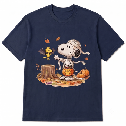 Snoopy Mummy Halloween T-Shirt, Cute Spooky Graphic Tee