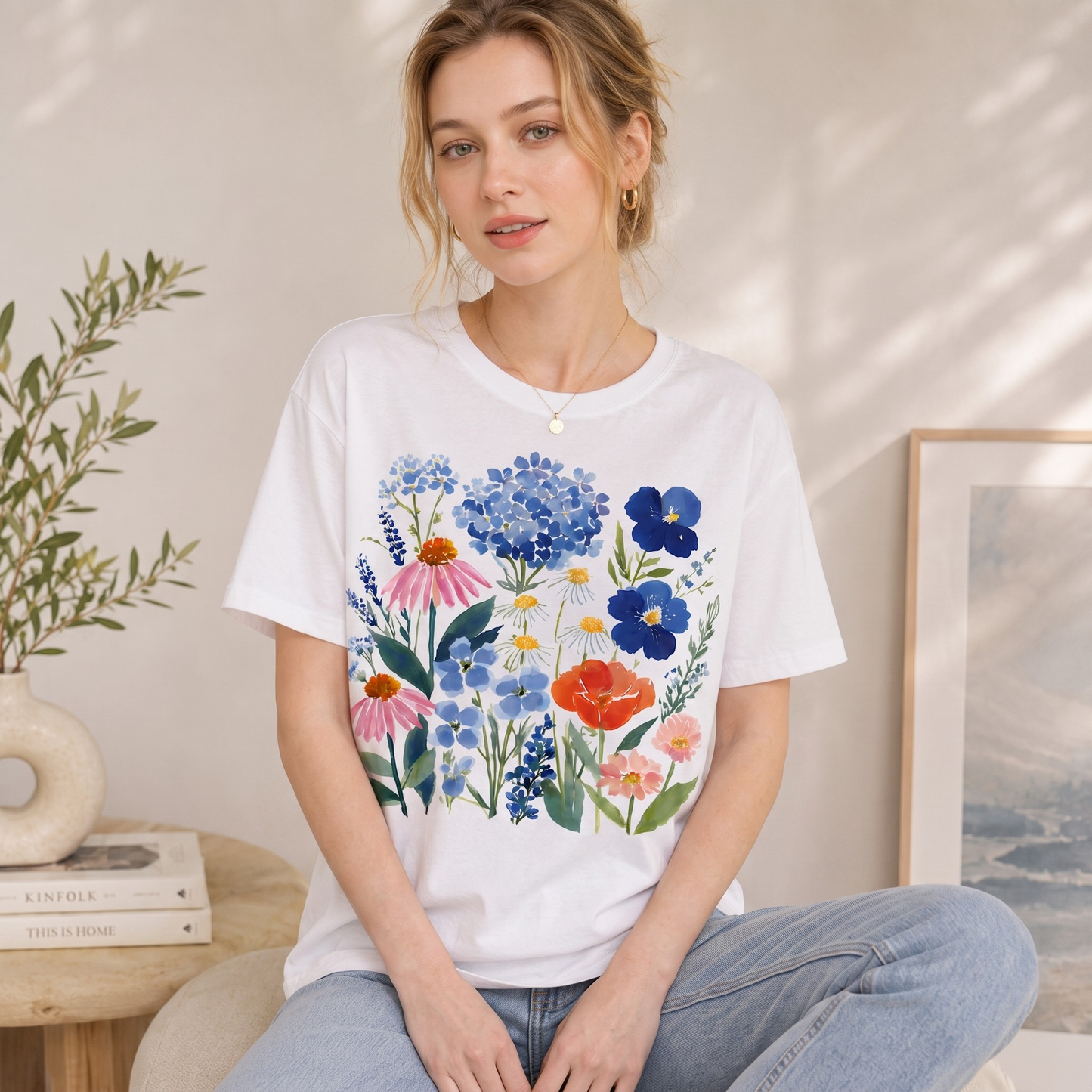 Watercolor Floral T-Shirt