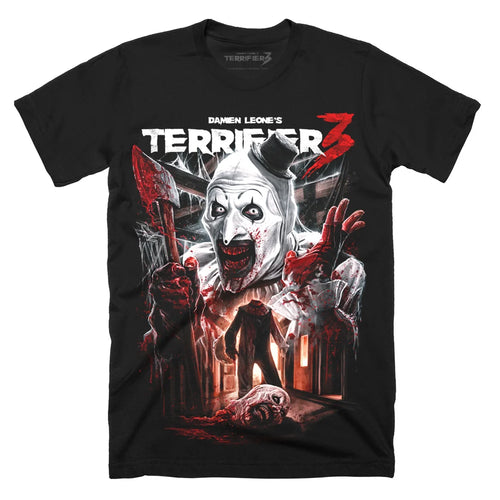Terrifier Art the Clown Horror Graphic T-Shirt