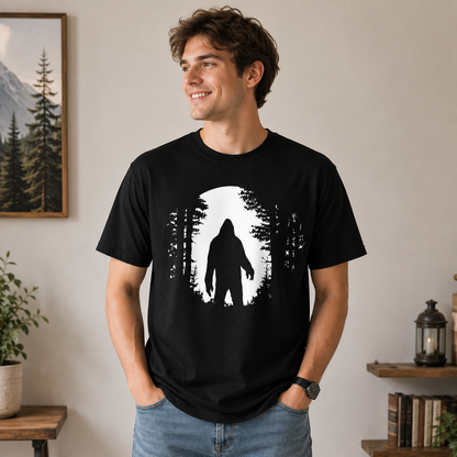 Bigfoot Forest Graphic T-Shirt