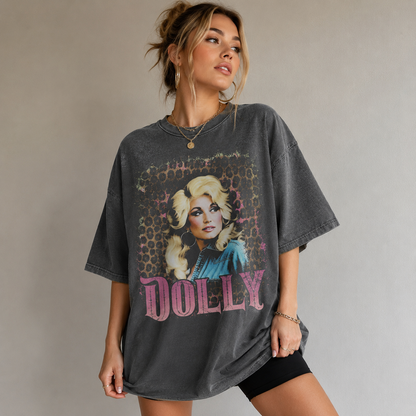 Dolly Parton Country Music Graphic T-Shirt, Vintage Western Style