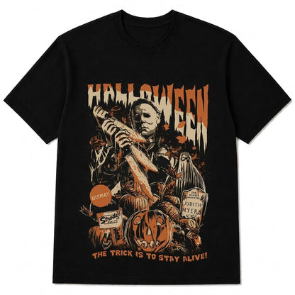 Michael Myers Slasher Horror Movie Vintage Graphic Tee