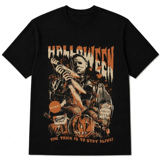 Michael Myers Slasher Horror Movie Vintage Graphic Tee
