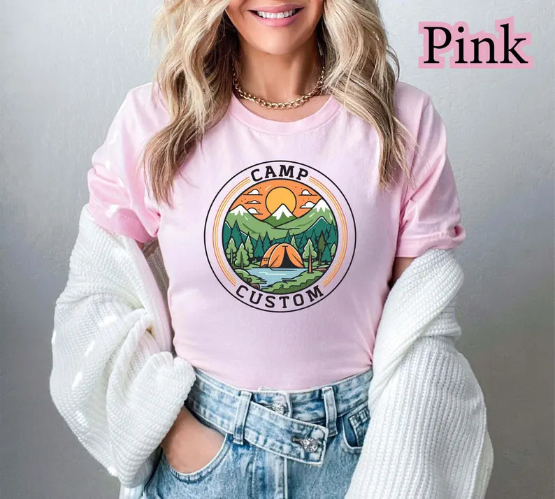 Camp Shirt, Family Camping T-Shirt, Camp Crew Tee, Friends Group Gift, Outdoor Adventure Top, Camping Family Trip, Nature Lover Gift