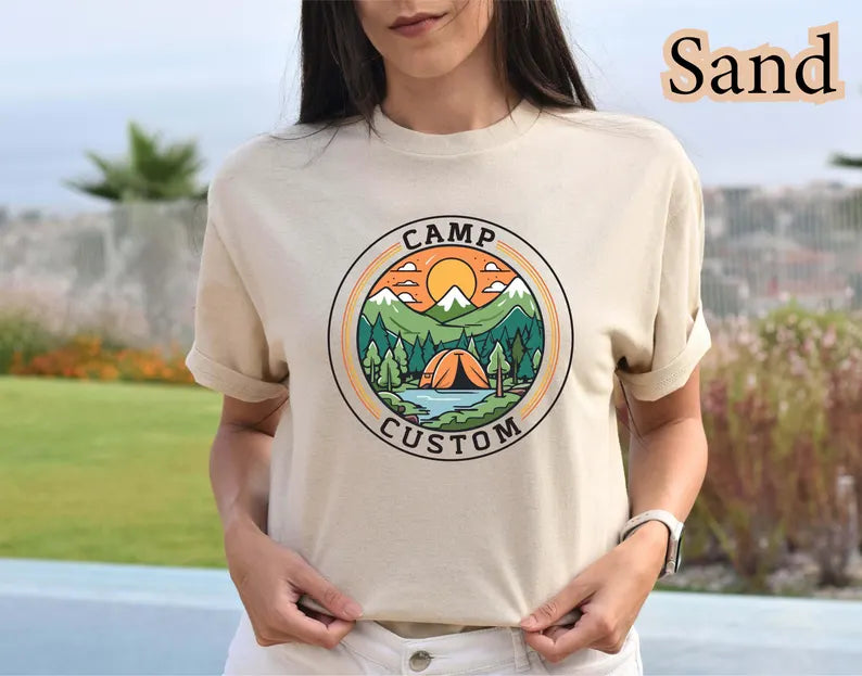 Camp Shirt, Family Camping T-Shirt, Camp Crew Tee, Friends Group Gift, Outdoor Adventure Top, Camping Family Trip, Nature Lover Gift