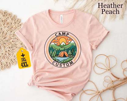 Camp Shirt, Family Camping T-Shirt, Camp Crew Tee, Friends Group Gift, Outdoor Adventure Top, Camping Family Trip, Nature Lover Gift
