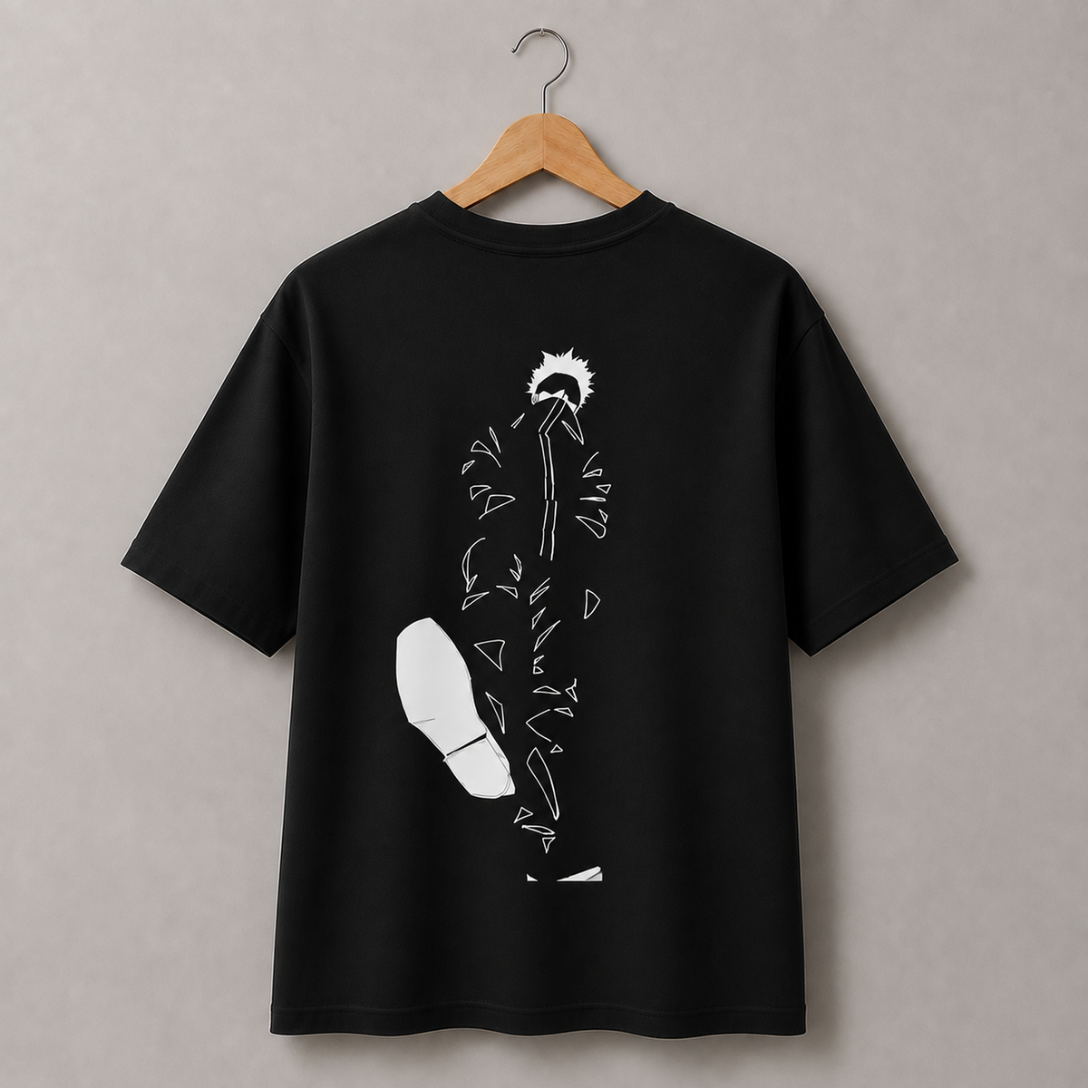 Jujutsu Kaisen Gojo Satoru Anime T-Shirt – Front & Back Graphic Unisex Black Tee