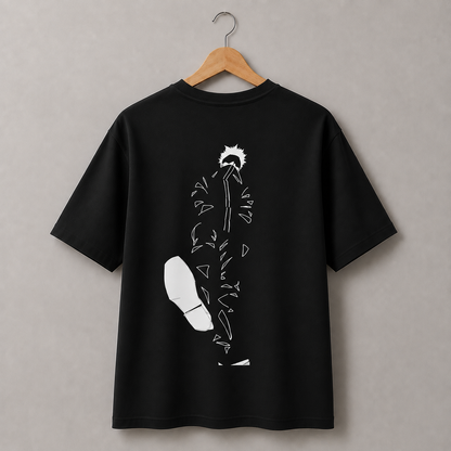 Jujutsu Kaisen Gojo Satoru Anime T-Shirt – Front & Back Graphic Unisex Black Tee
