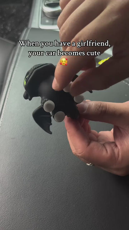 Toothless Dragon Keychain - Moving Wings & Light-Up Eyes Keyring