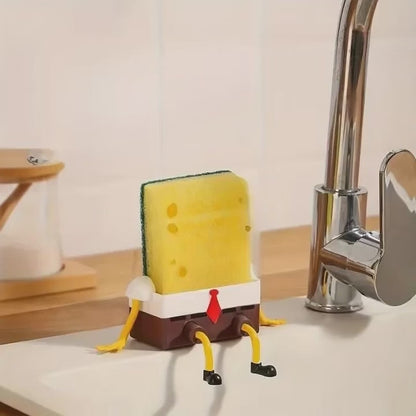 Cute SpongeBob Kitchen Sink Sponge Holder - Drainage Shelf Basket