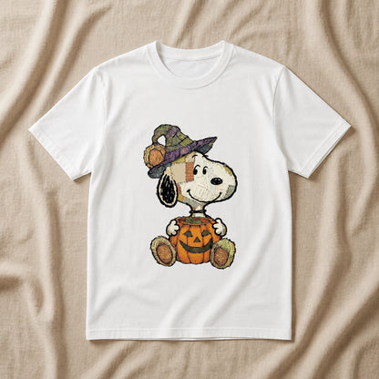 Cute Halloween Pumpkin T-Shirt, Cozy Fall Graphic Tee, Spooky Season Shirt