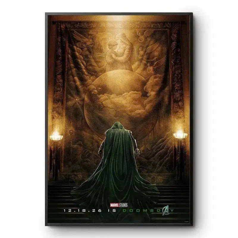Avengers Doomsday 2026 Movie Poster - Doctor Doom Unframed Wall Art